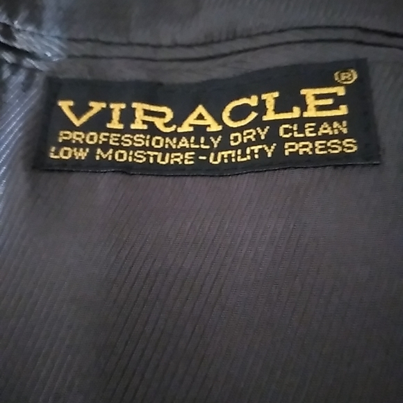 HART SCHAFFNER & MARX LEX KY MENS SZ 50L GREY PIN STRIPE 2 BUTTON SUIT JACKET - Picture 6 of 7